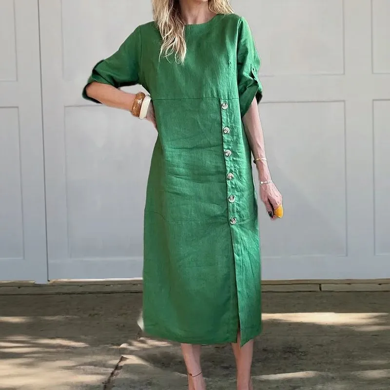Deidre | Casual Linen Dress