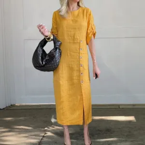 Deidre | Casual Linen Dress