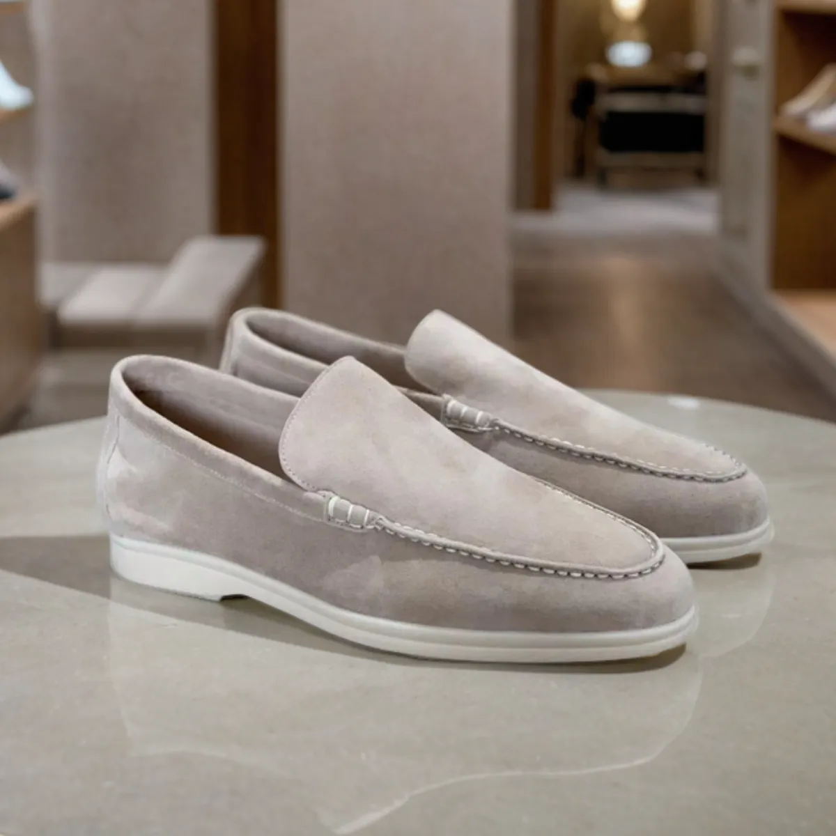 Devon - Suede Loafers