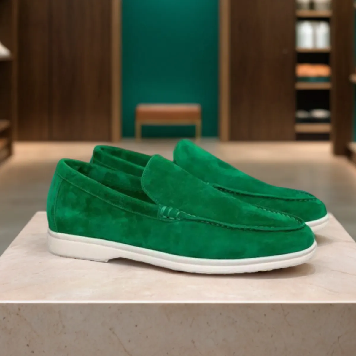 Devon - Suede Loafers