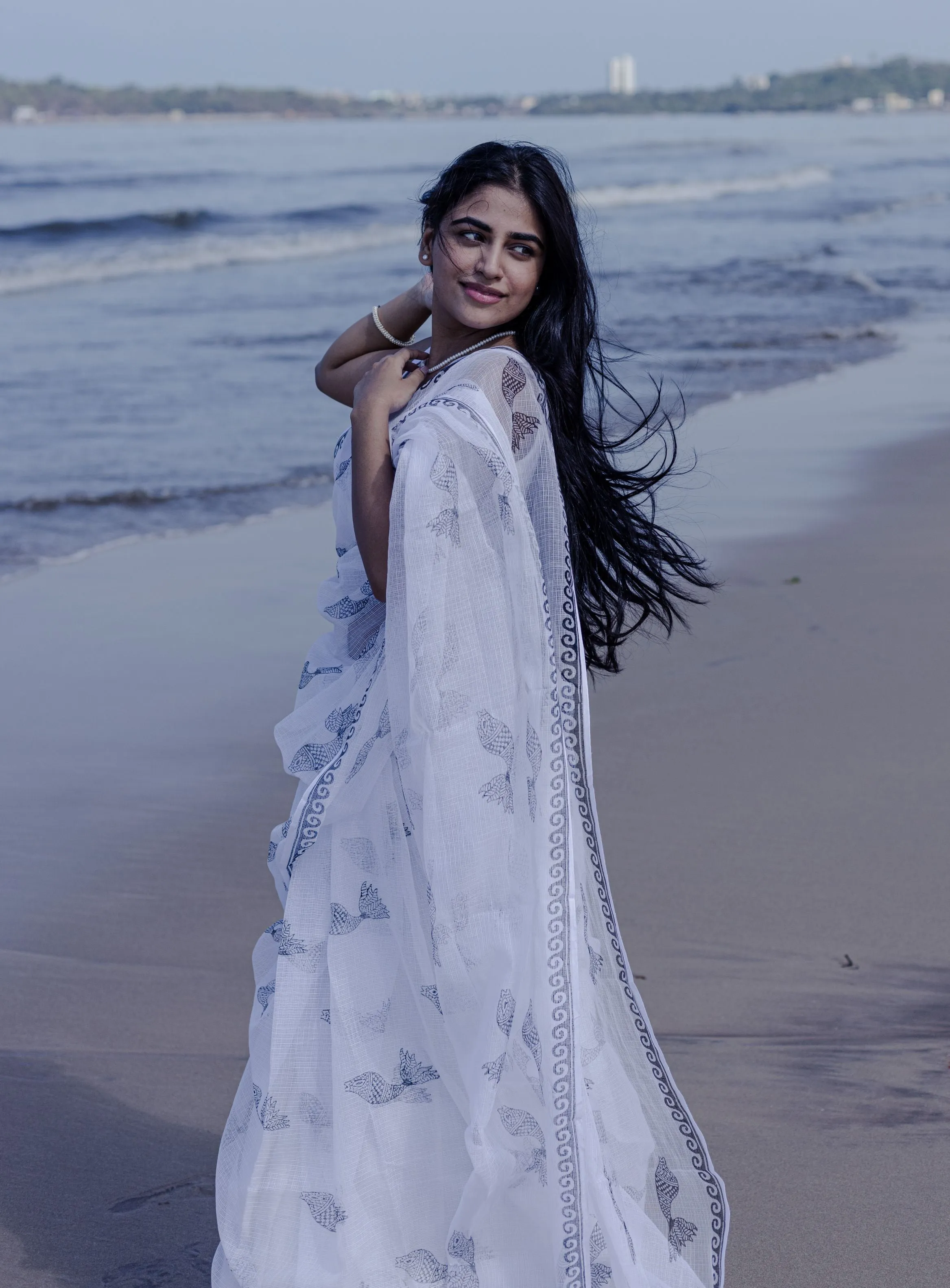 Evergreen printed Kota saree - Bagh- Matsya