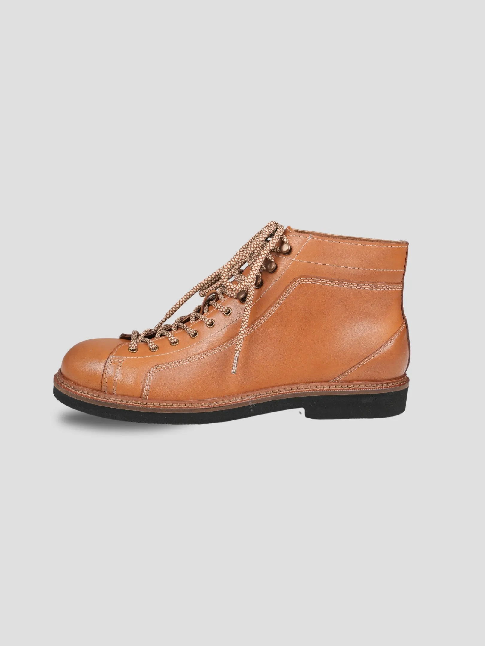 Ezok lace Up leather Boots for Men
