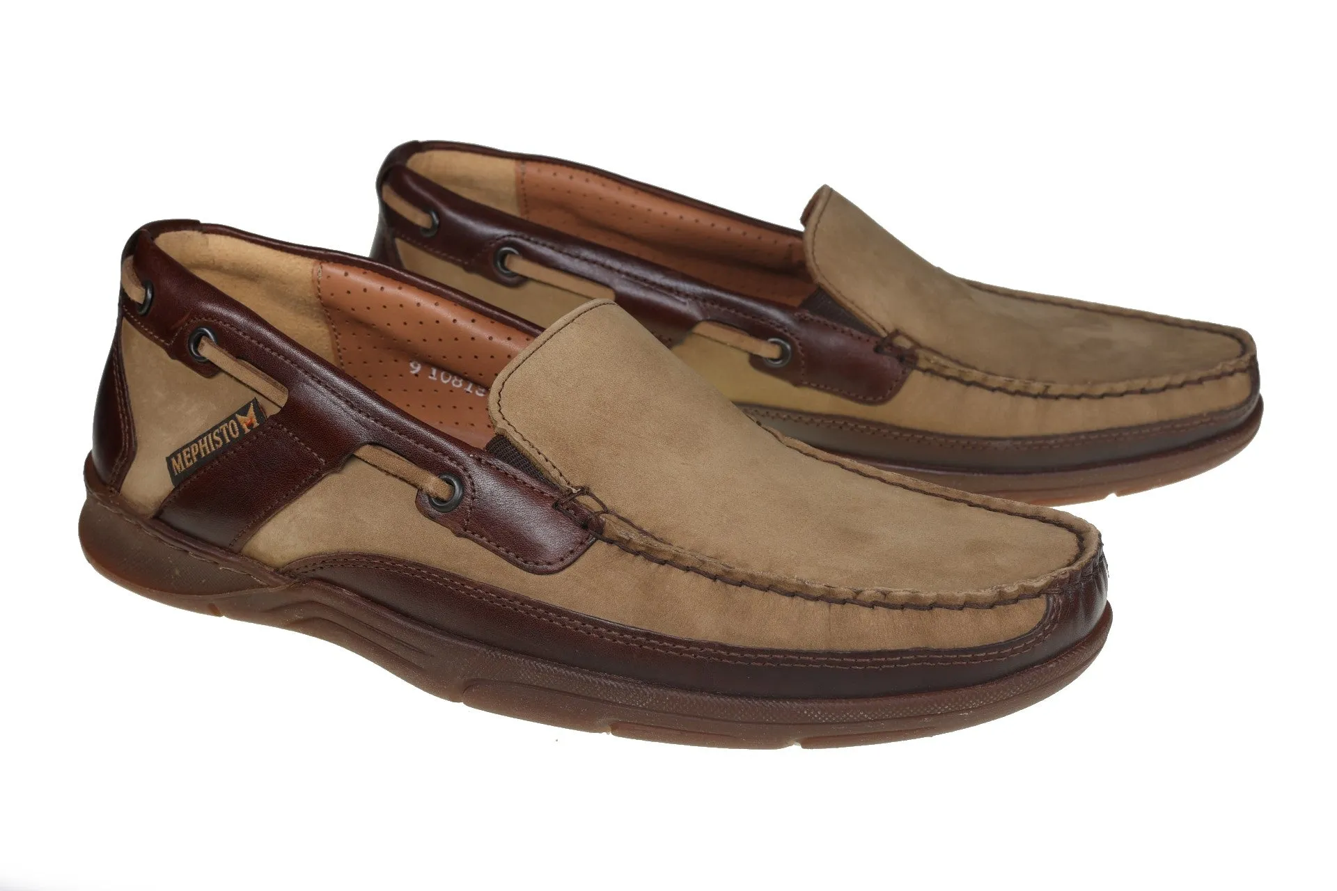 'Fenton' men's boat loafer - Taupe