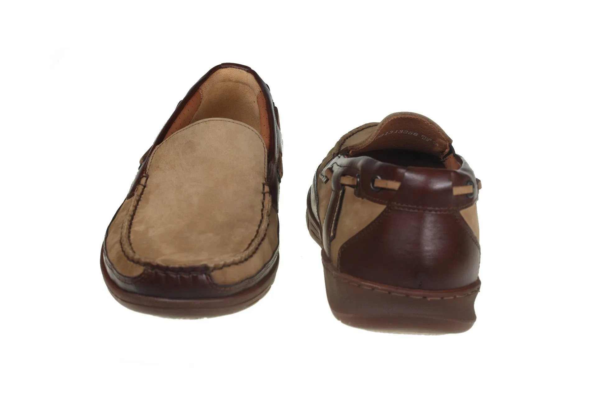 'Fenton' men's boat loafer - Taupe