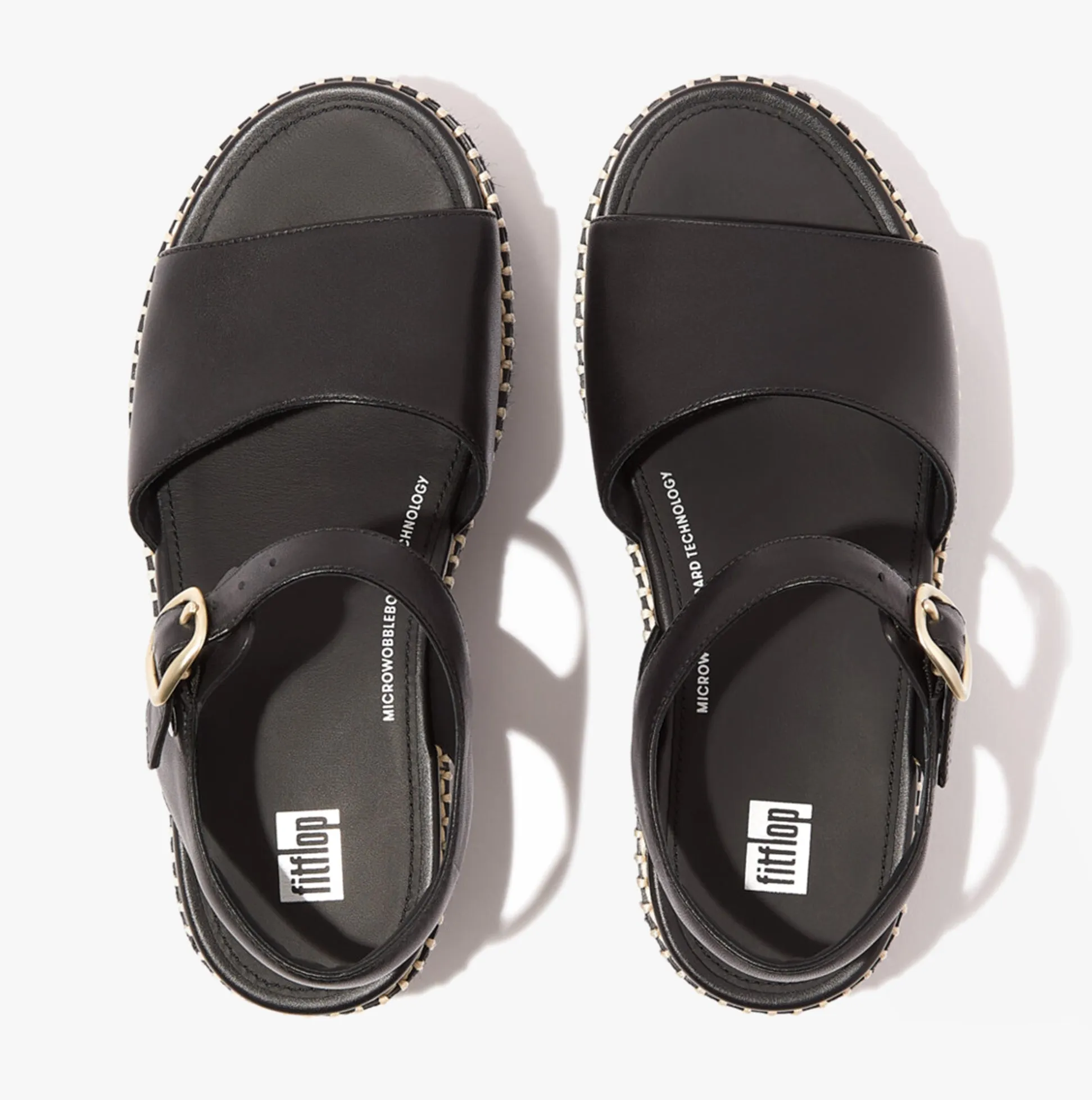 FitFlop ELOISE BACK STRAP Womens Espadrille Black