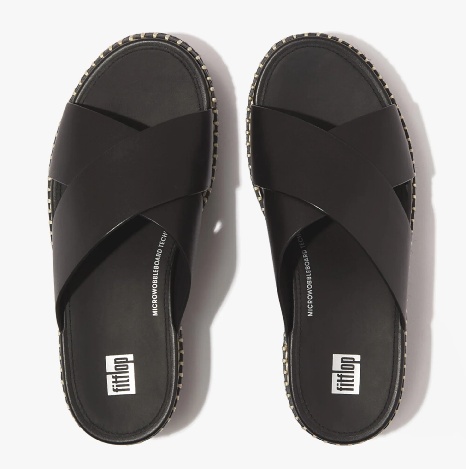 FitFlop ELOISE WEDGE Womens Espadrille Black