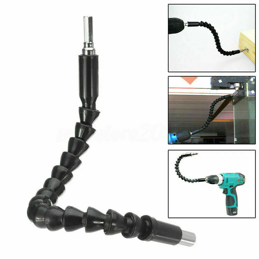 Flexible Drill Bit Extension Screwdriver Shaft Multi-Angle Bending Holder - 300mm