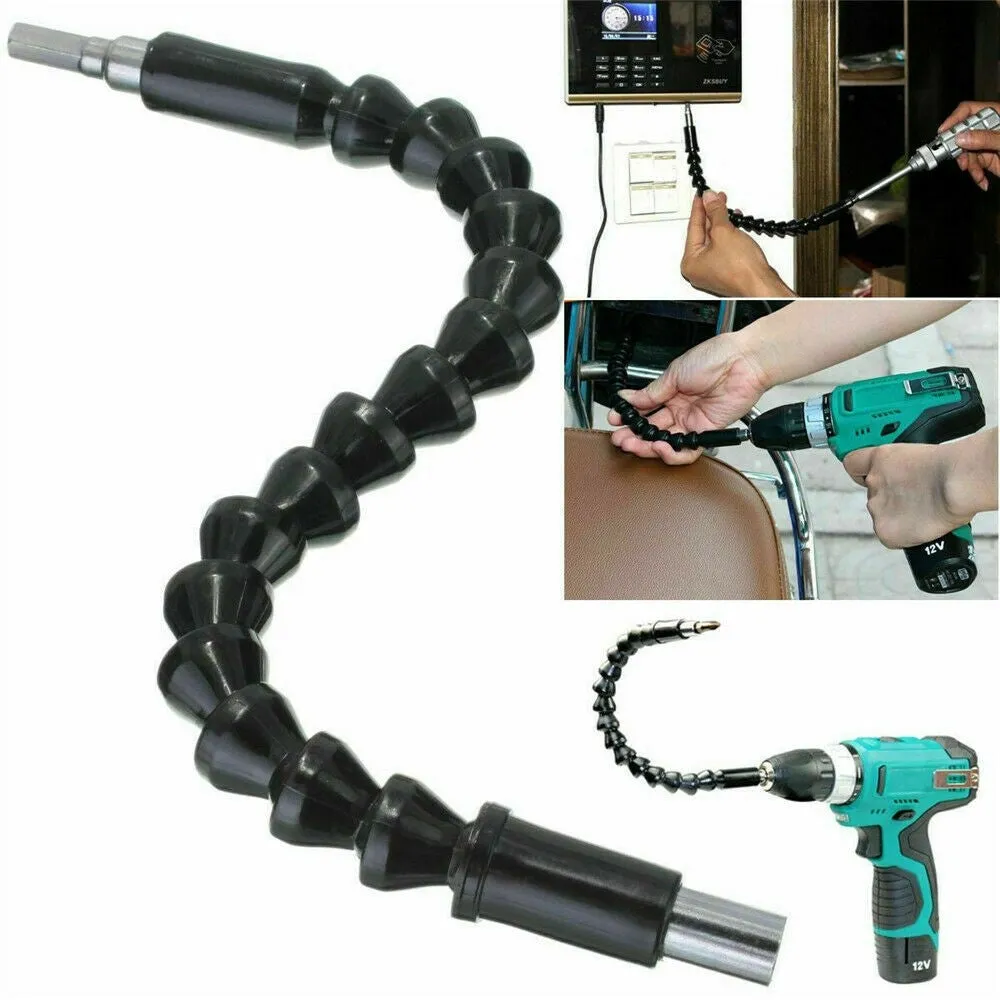 Flexible Drill Bit Extension Screwdriver Shaft Multi-Angle Bending Holder - 300mm