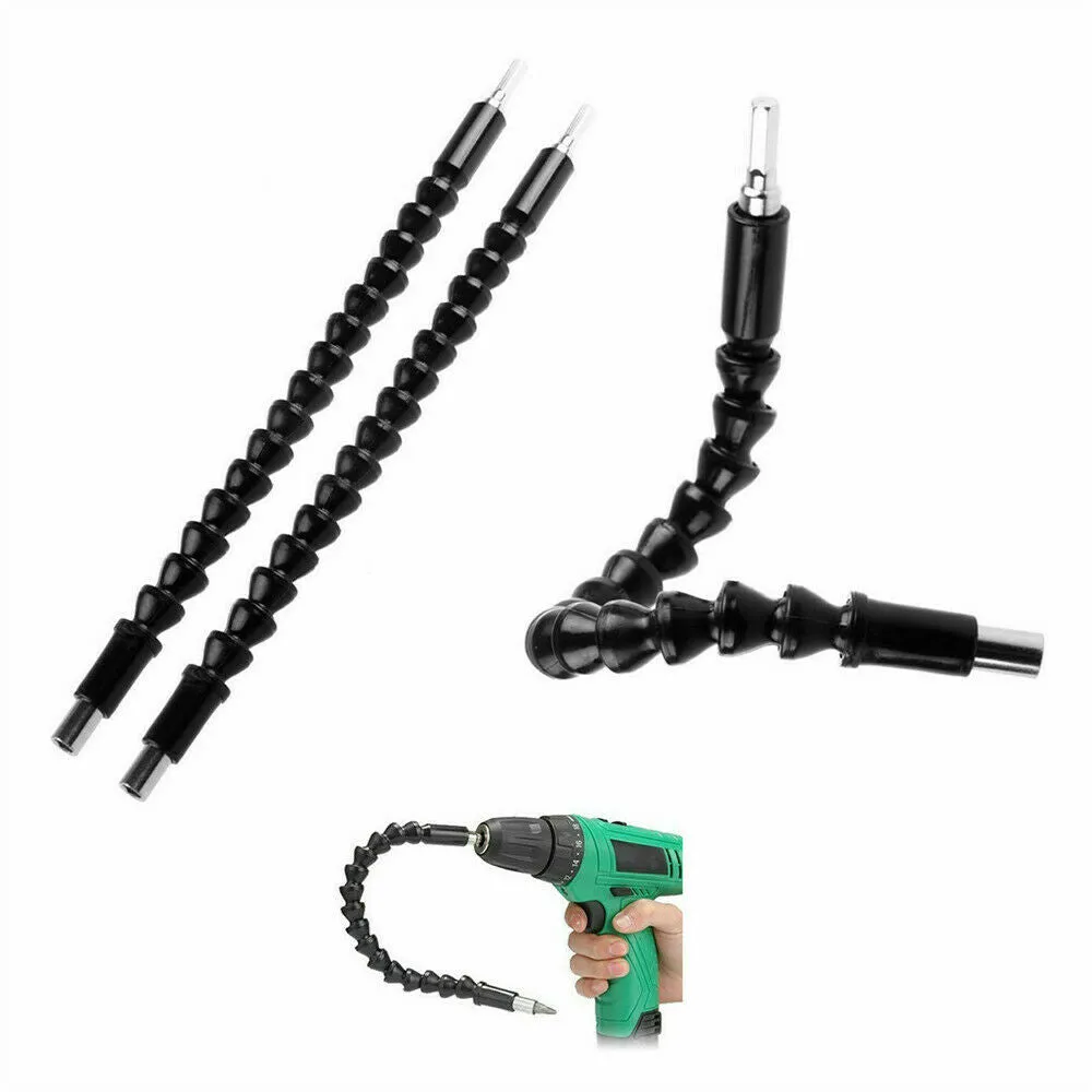 Flexible Drill Bit Extension Screwdriver Shaft Multi-Angle Bending Holder - 300mm