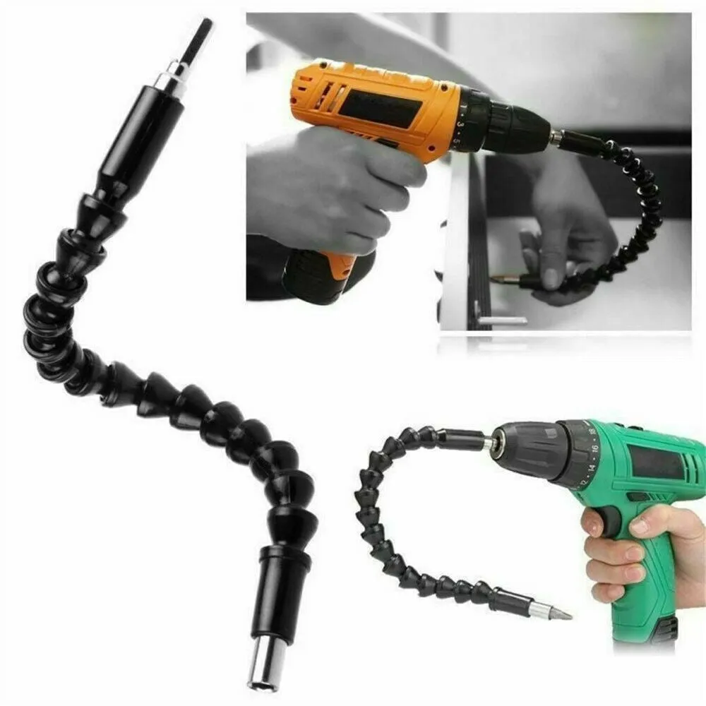 Flexible Drill Bit Extension Screwdriver Shaft Multi-Angle Bending Holder - 300mm