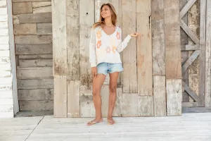 Flora Vneck Sweater