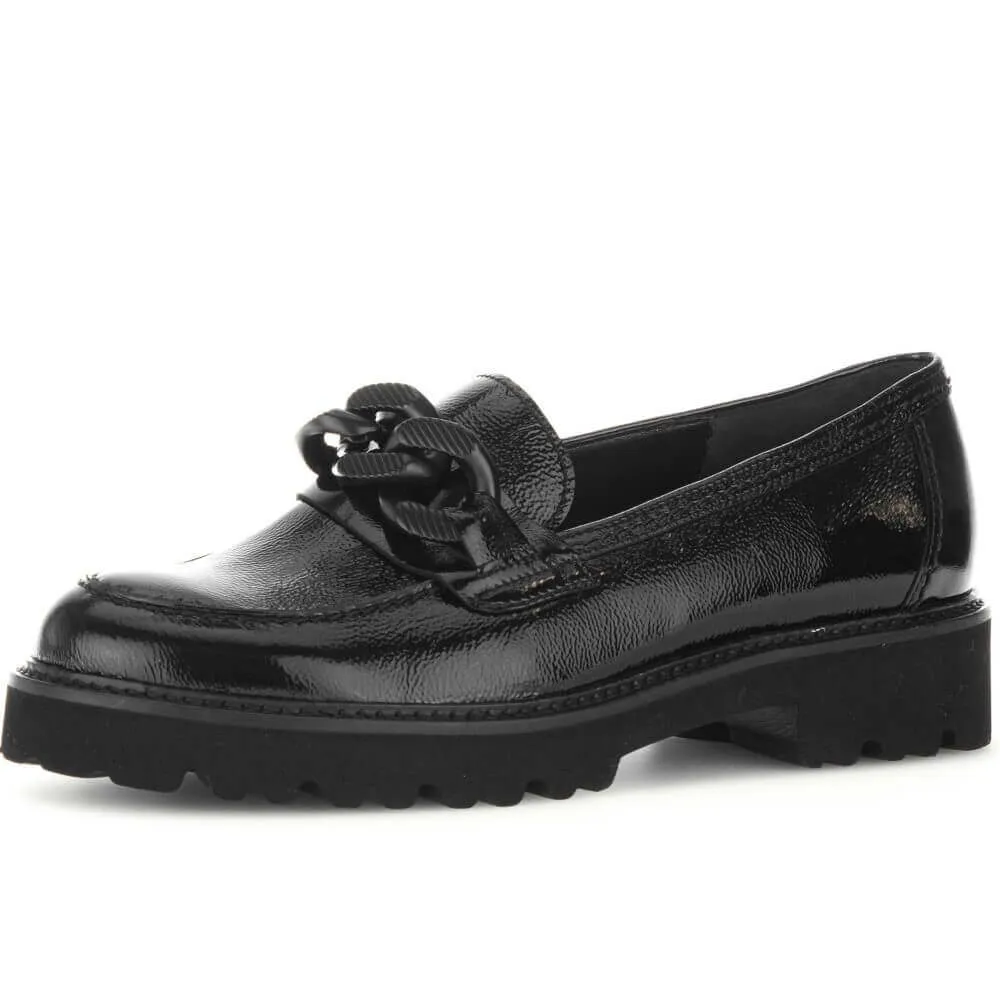 Gabor 55.240 Squeeze Loafer-BLACK