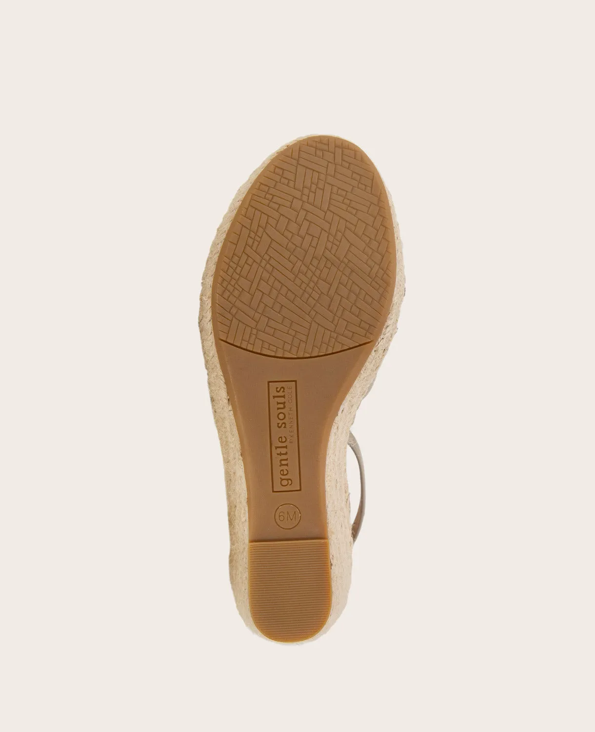 GENTLE SOULS - Charli Suede X-Band Espadrille Wedge Sandal