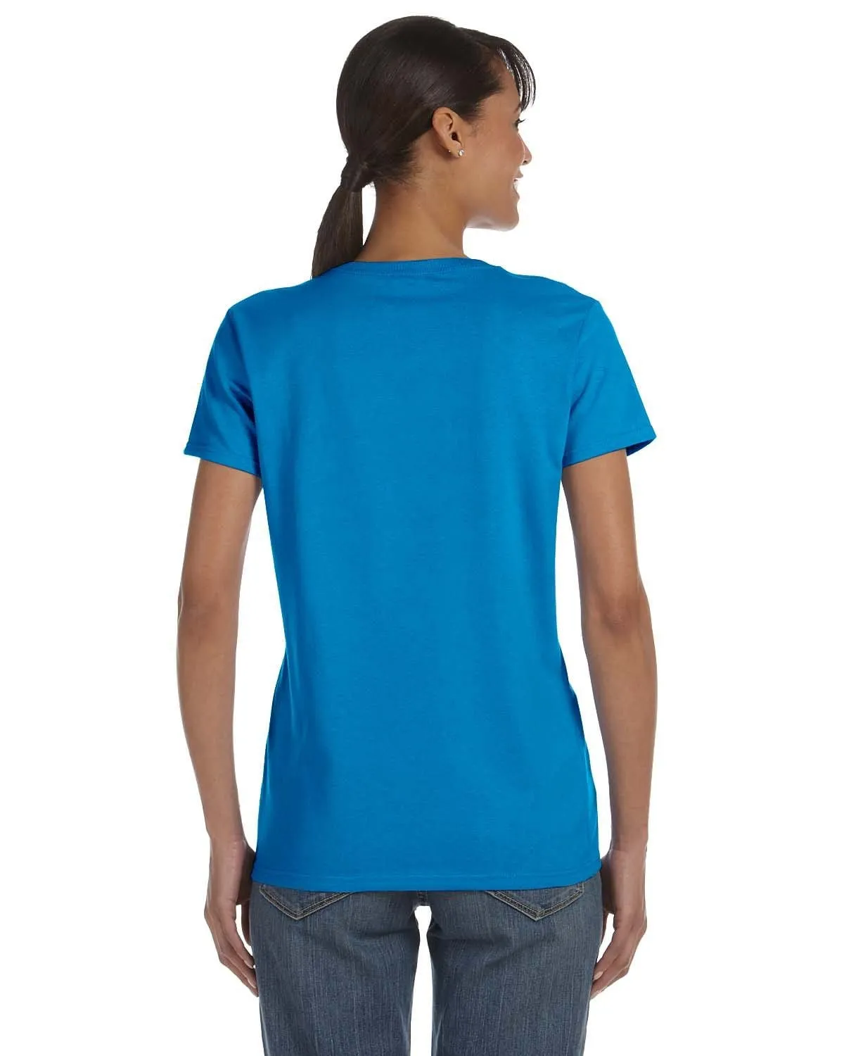Gildan Ladies Lightweight 100% Cotton T-Shirt | Sapphire