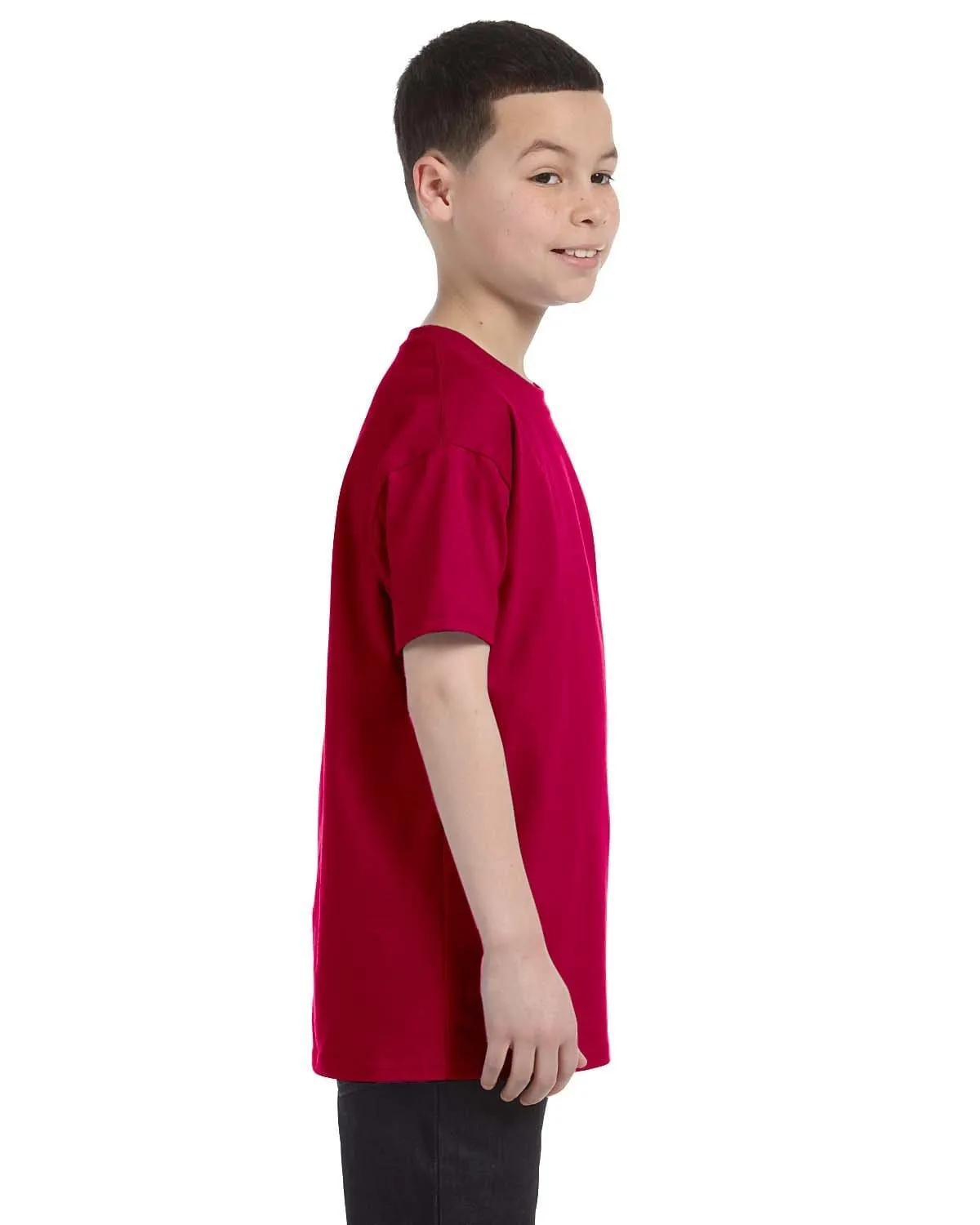Gildan Youth Lightweight 100% Cotton T-Shirt | Garnet