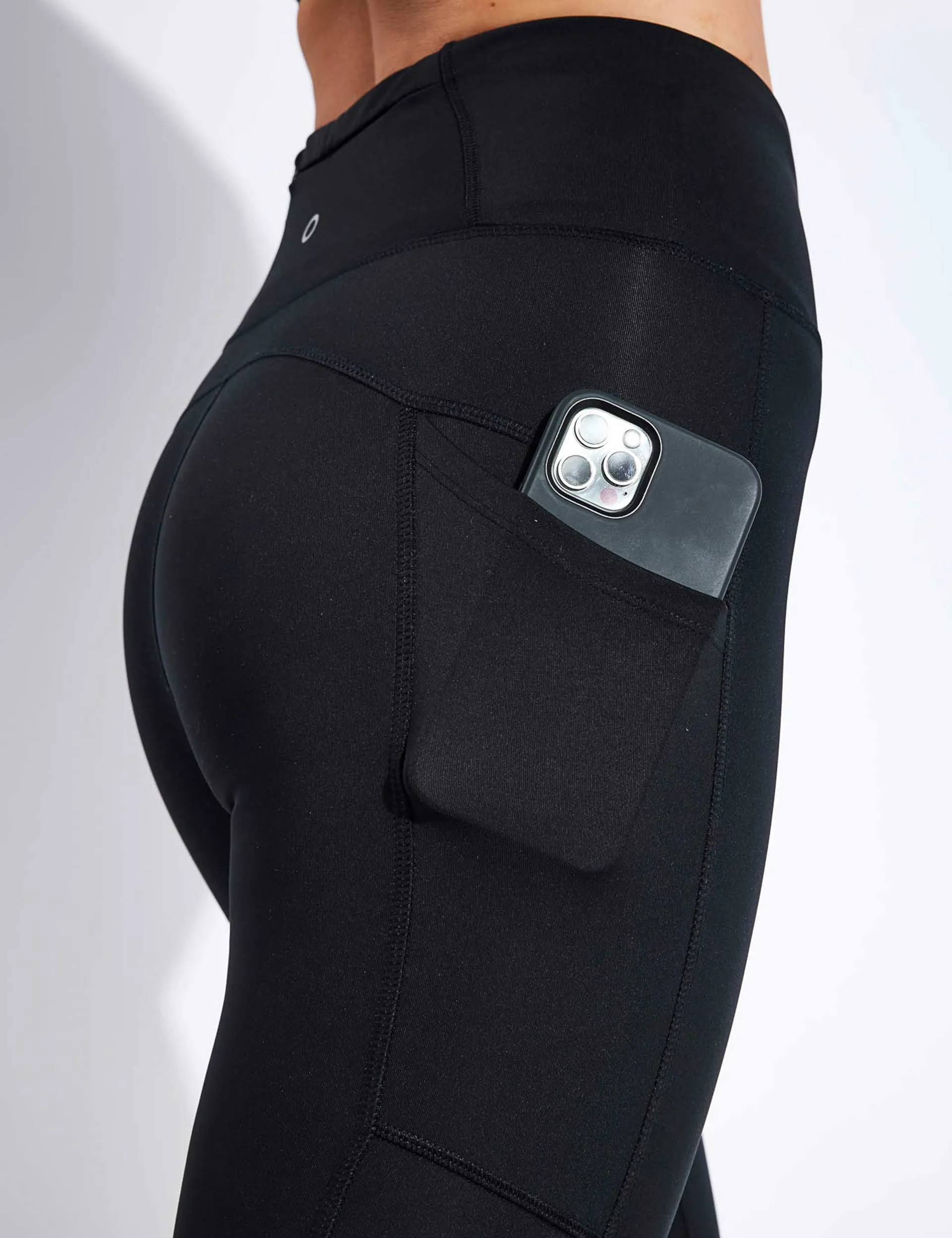 Go Move High Waisted Gym Leggings - Black