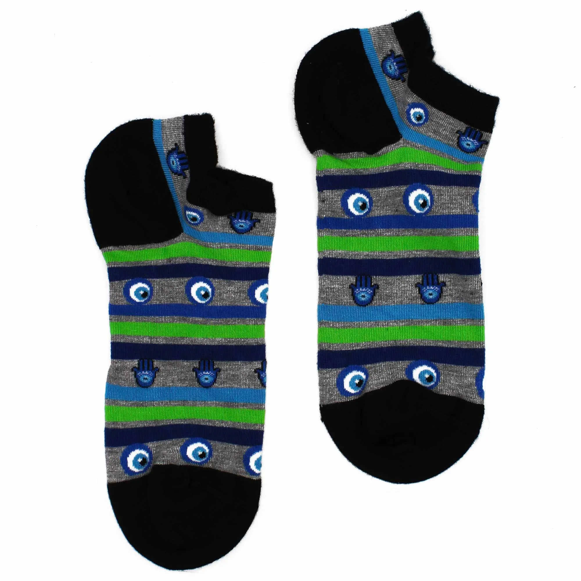 Hamsa Socks Low M/L 7.5-11.5 - Evil Eye & Hamsa