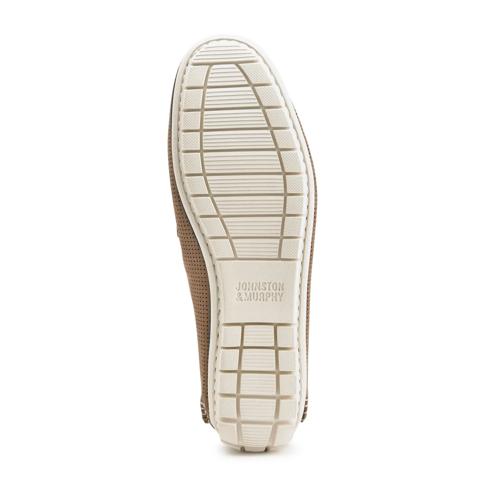 Johnston & Murphy Court Venetian Loafer (Men) - Beige Perfed Nubuck