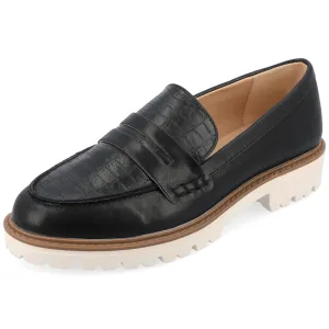Journee Womens Kenly Tru Comfort Foam Slip On Round Toe Loafer