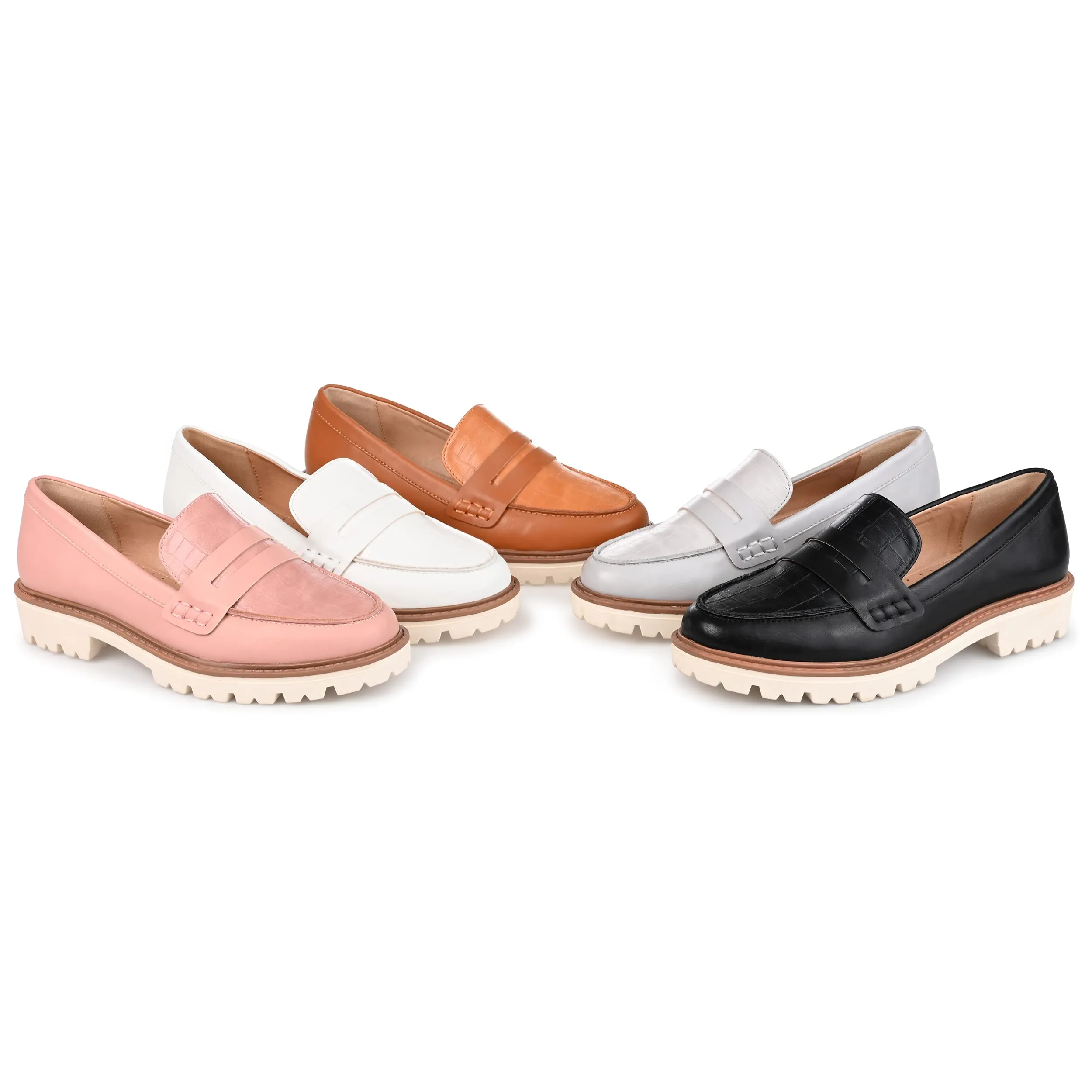 Journee Womens Kenly Tru Comfort Foam Slip On Round Toe Loafer