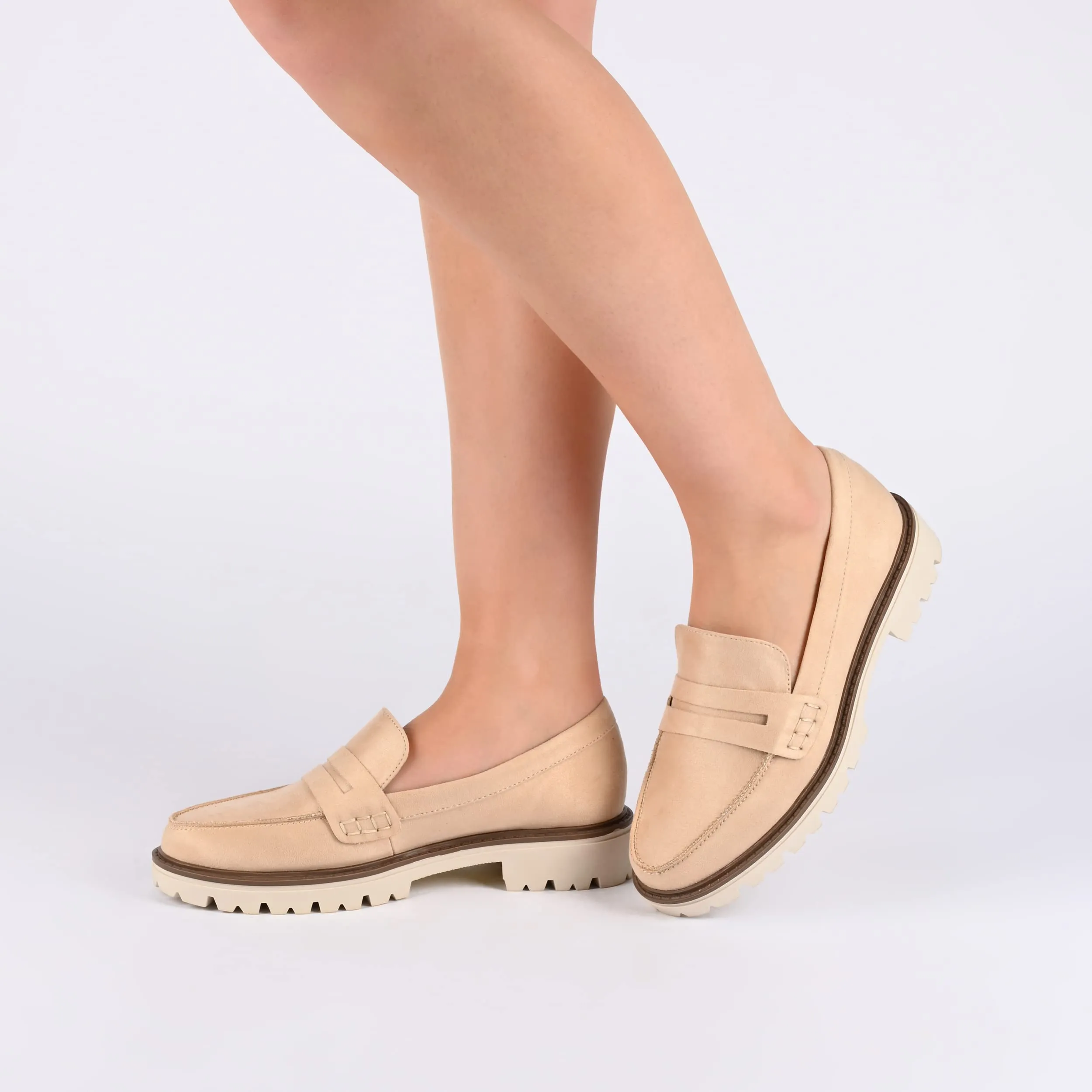 Journee Womens Kenly Tru Comfort Foam Slip On Round Toe Loafer