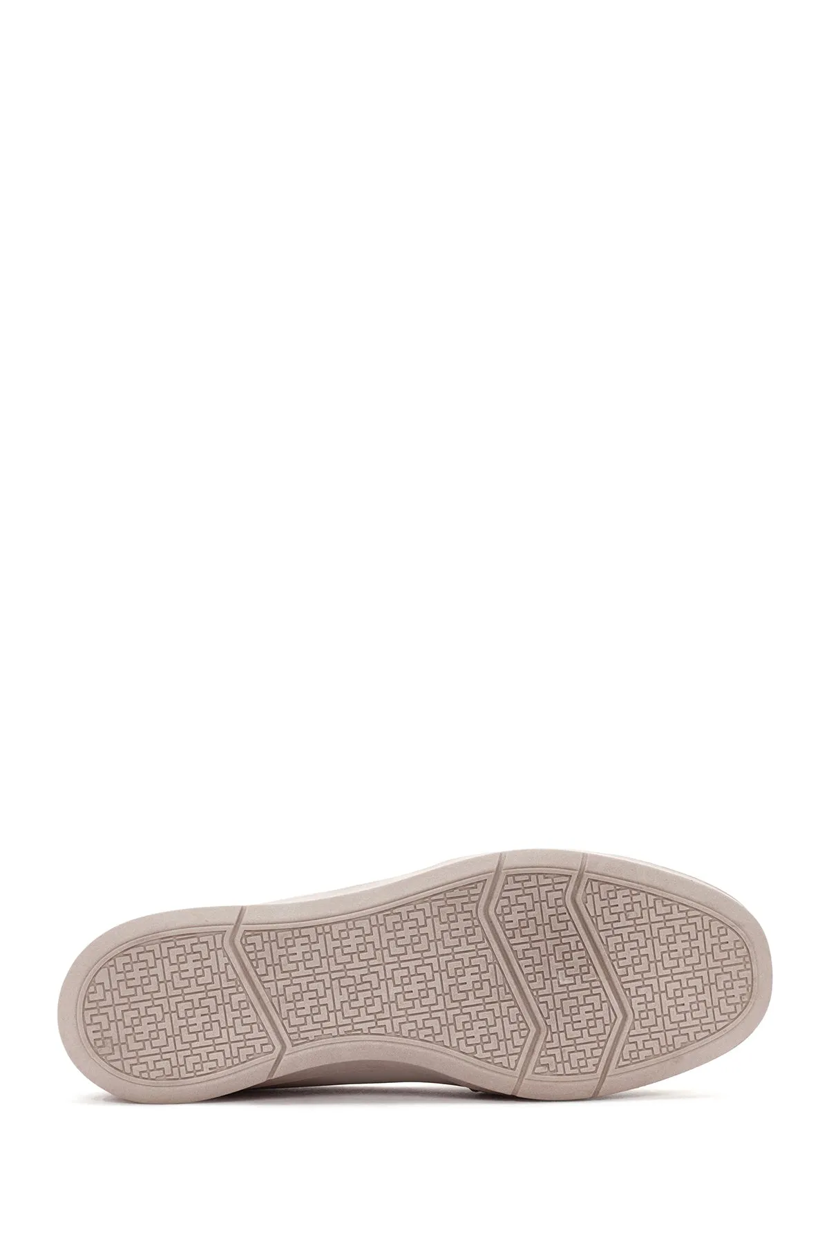 Kadın Krem Deri Comfort Loafer