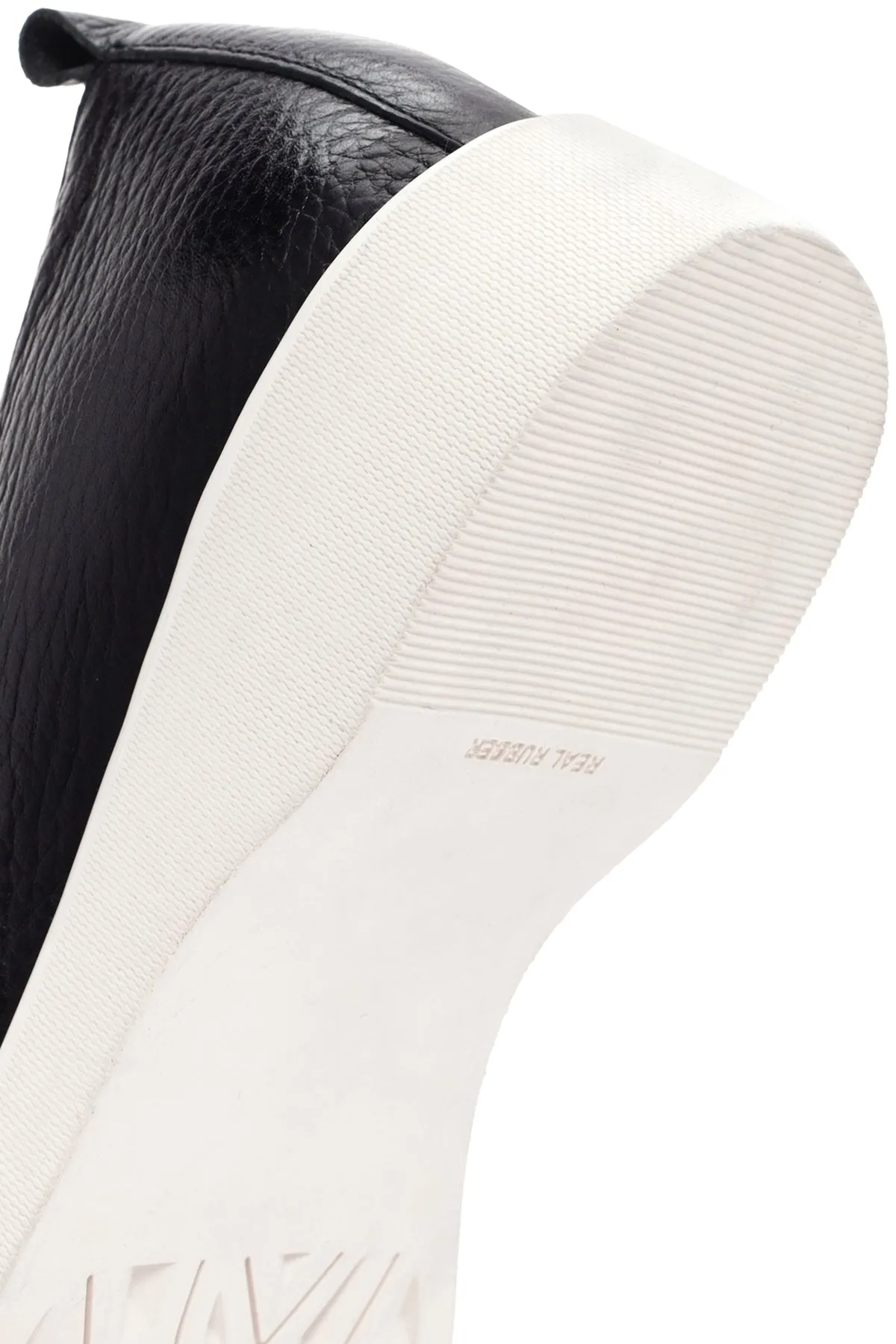 Kadın Siyah Deri Comfort Loafer