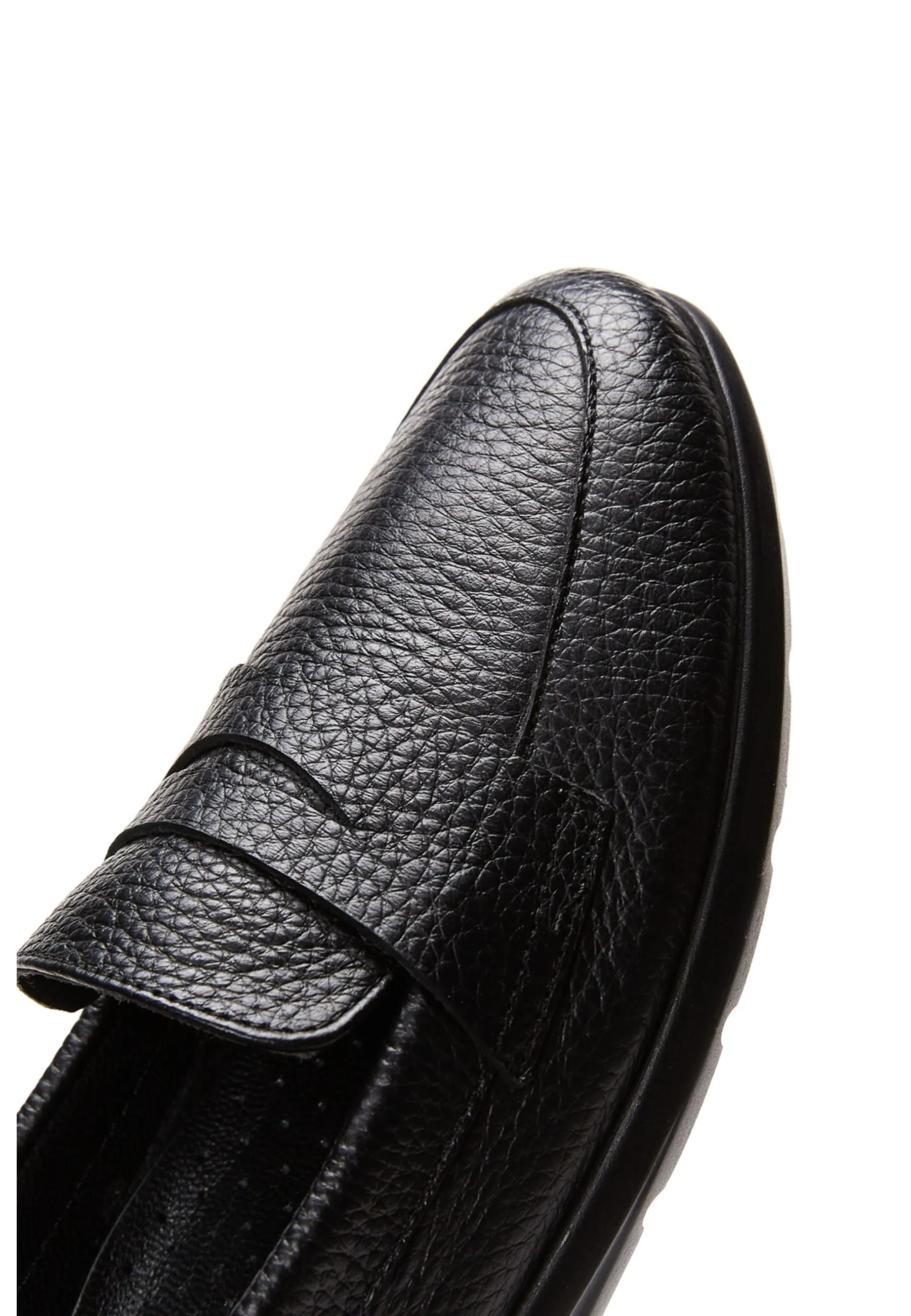 Kadın Siyah Deri Comfort Loafer