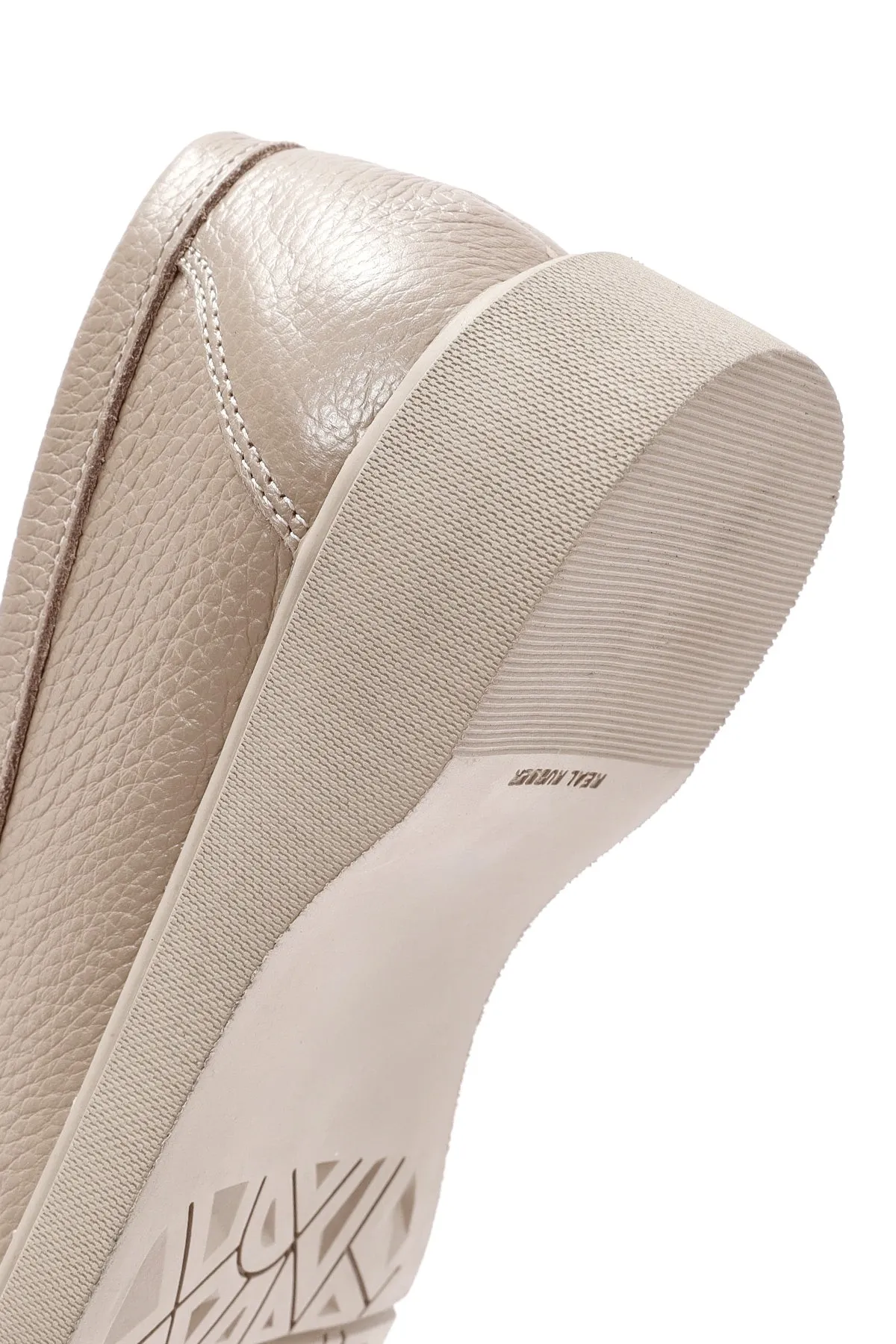 Kadın Vizon Deri Comfort Loafer