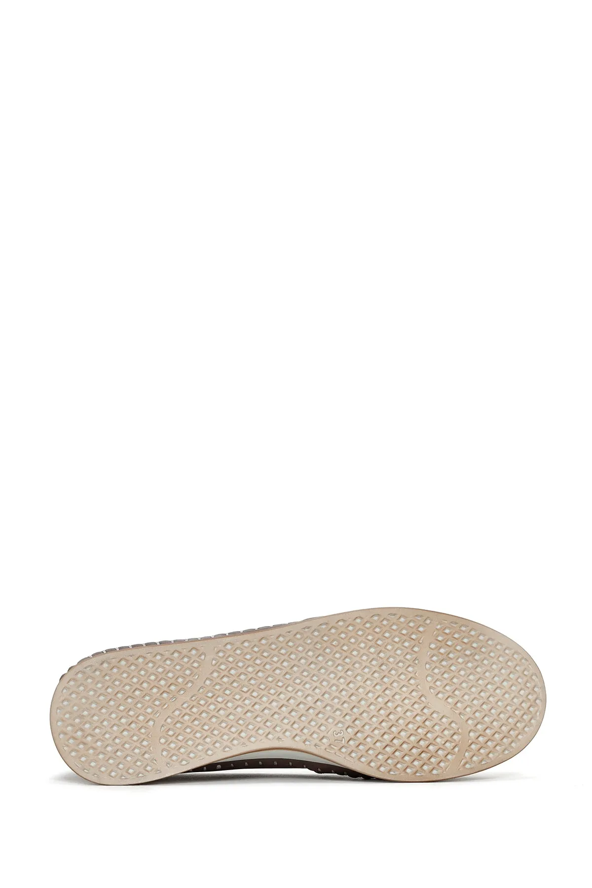 Kadın Vizon Kalın Tabanlı Deri Comfort Loafer