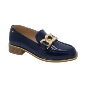 Kate Appleby Navy Patent Loafer - Thames
