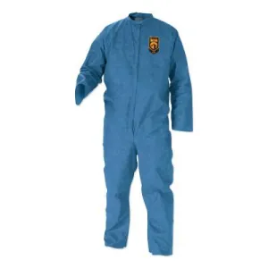 Kimberly-Clark Professional KLEENGUARD A20 Breathable Particle Protection Coveralls, Blue, Large, Zip Front, 58533