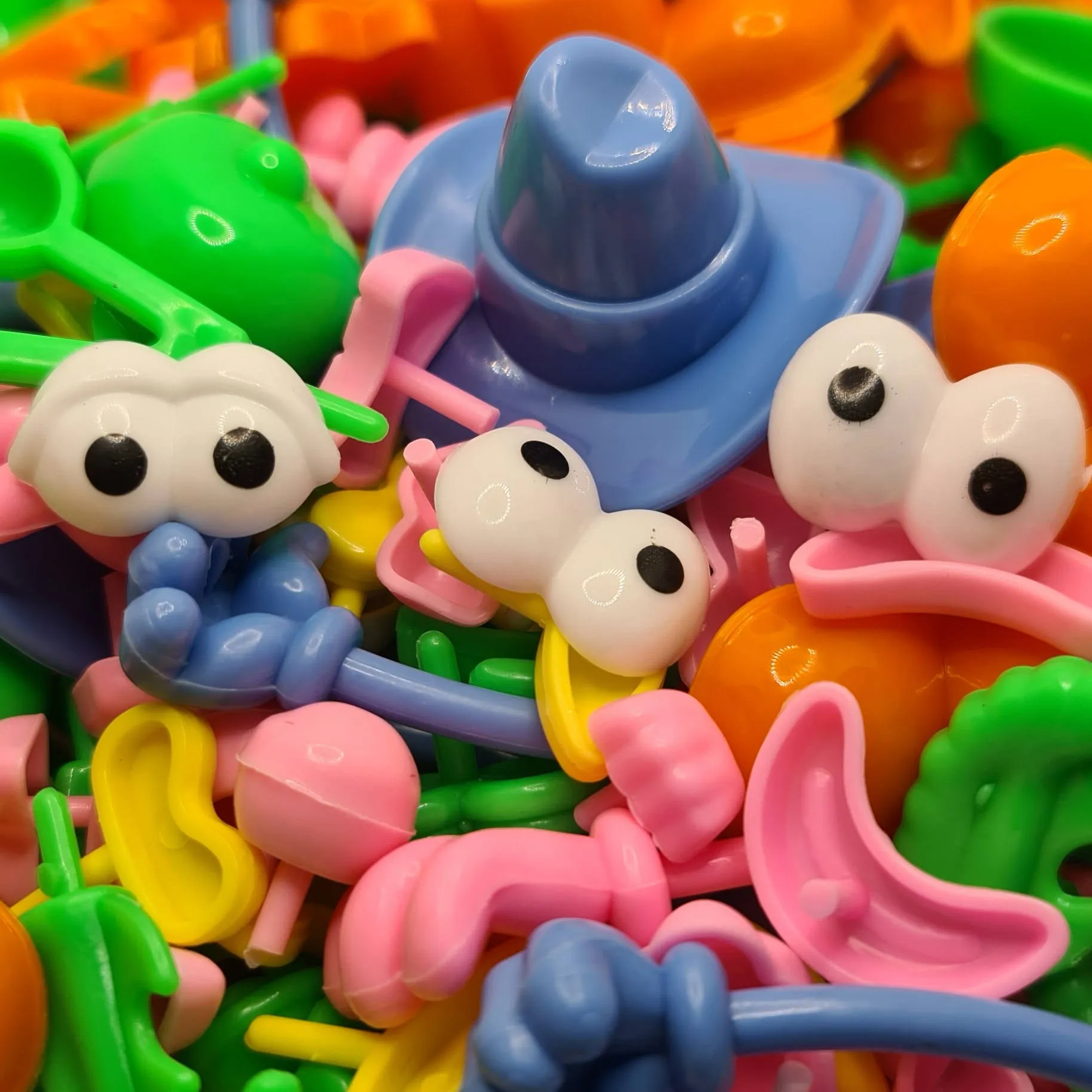 Large Jar of Dough Character Pieces