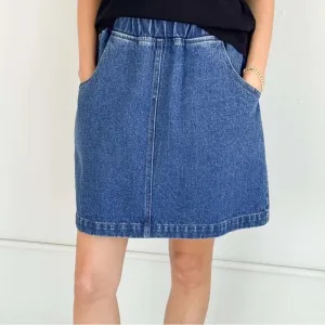 Le Bon Shoppe Denim City High Waisted Skirt