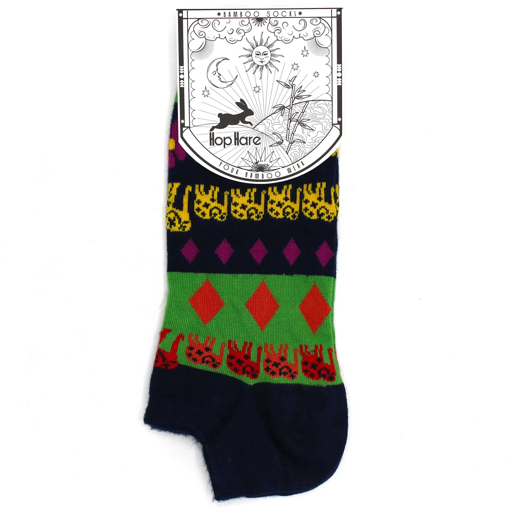 Lucky Elephant Socks Low S/M 3.5-6.5 - Lucky Elephant