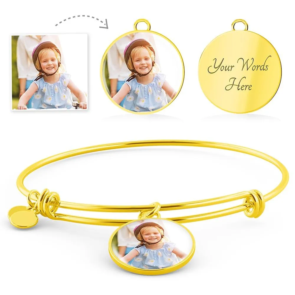 Luxury Bangle Circle Pendant