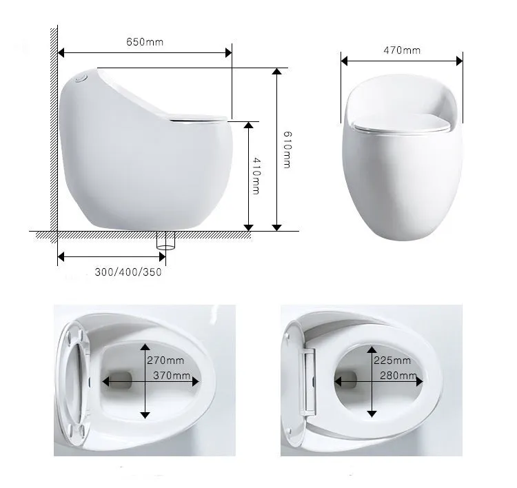 Luxury Greek Key Round Tankless Gold Ceramic One Piece Floor Mounted Toilet