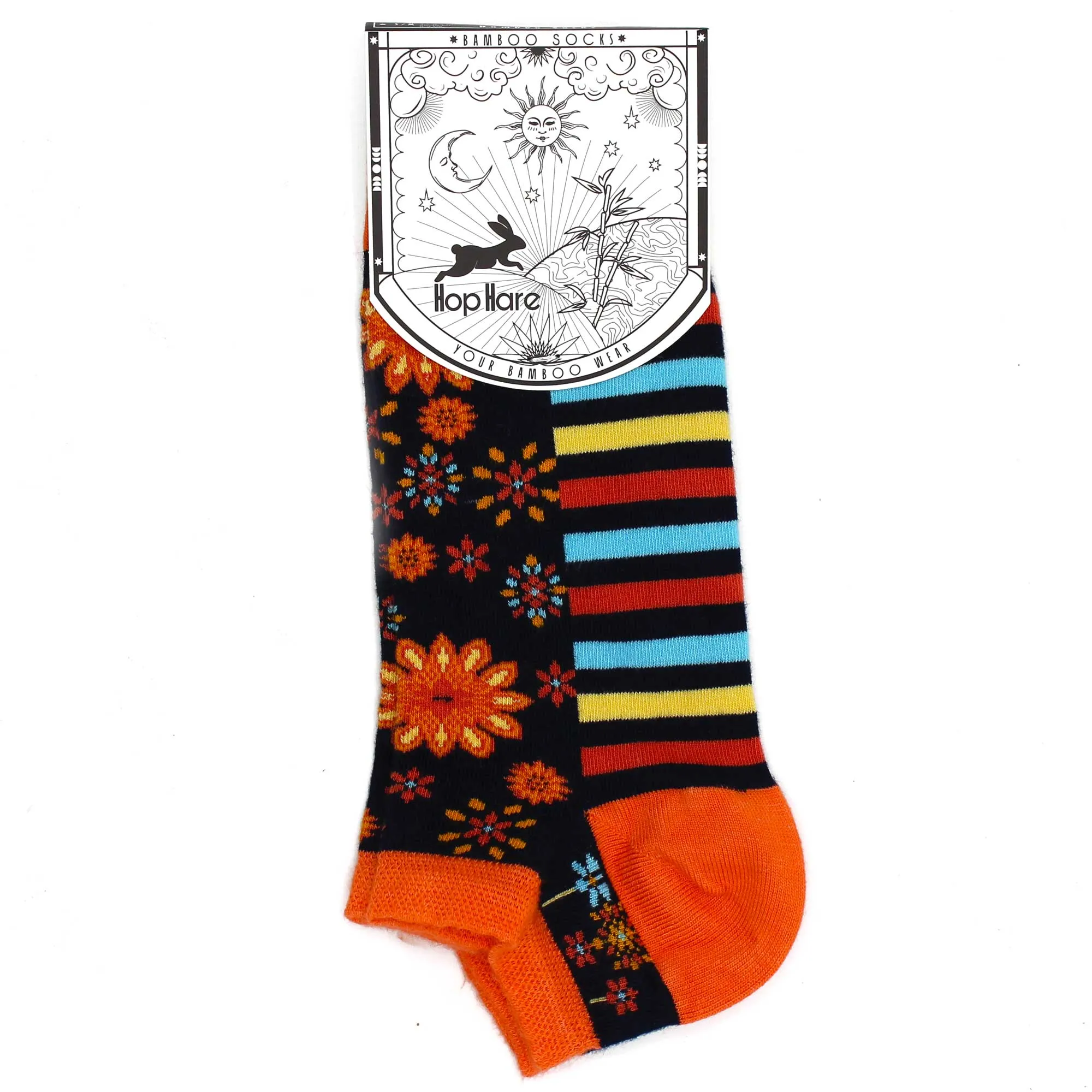 Mandala Socks Low S/M 3.5-6.5 - Mandala Flowers
