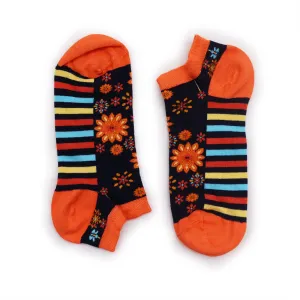 Mandala Socks Low S/M 3.5-6.5 - Mandala Flowers