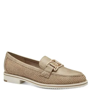 Marco Tozzi Womens Beige Loafer 2-24711-44