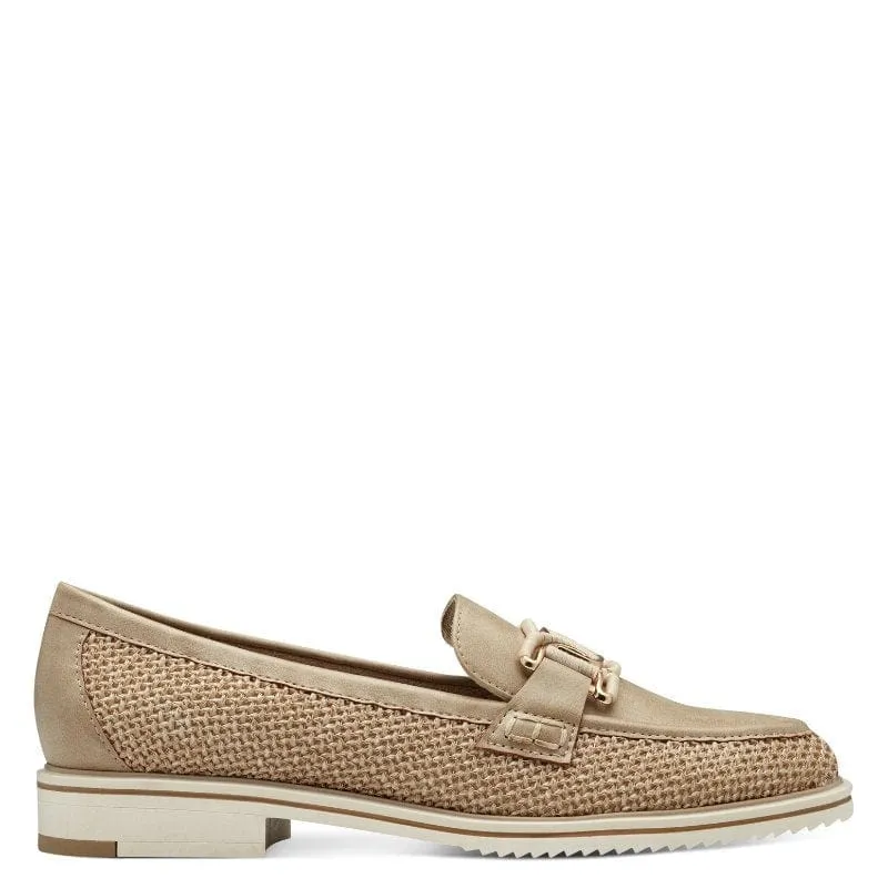 Marco Tozzi Womens Beige Loafer 2-24711-44