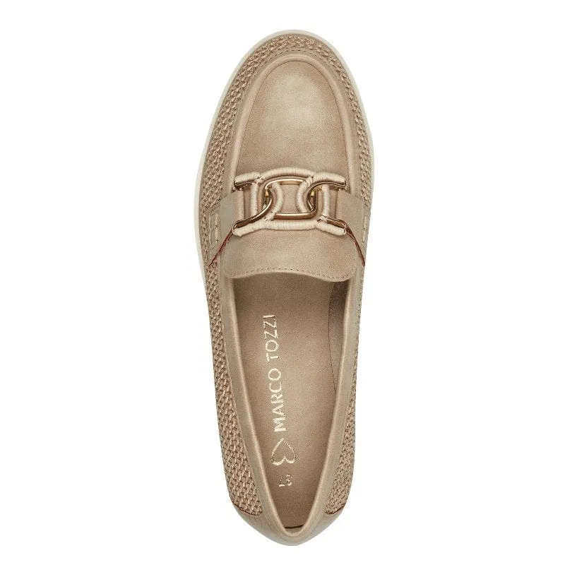 Marco Tozzi Womens Beige Loafer 2-24711-44