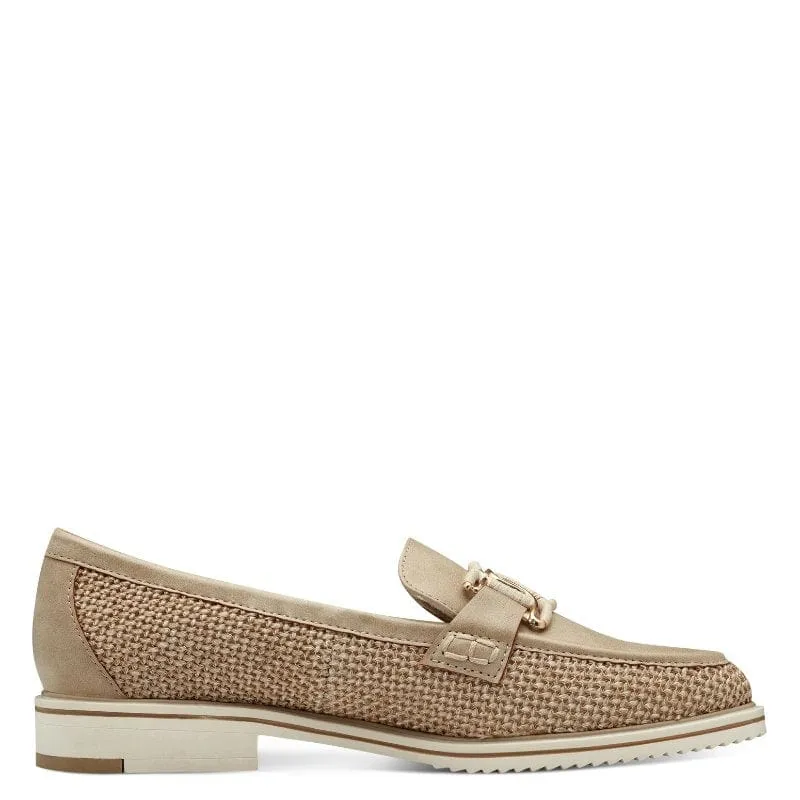 Marco Tozzi Womens Beige Loafer 2-24711-44
