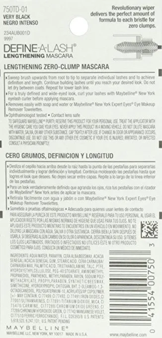 Maybelline New York Define-A-Lash Lengthening Washable Mascara