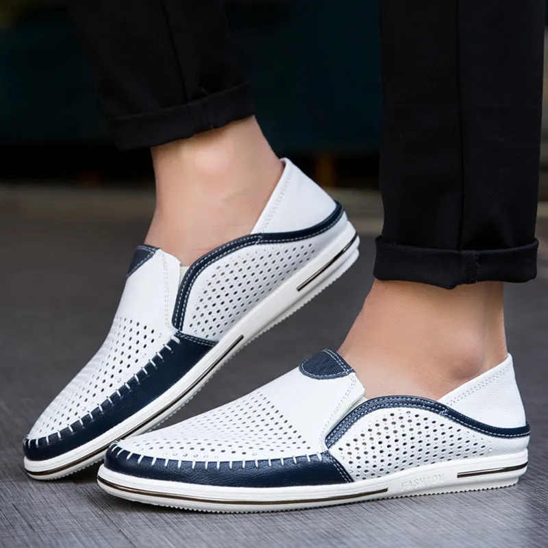 Men Shoes Black and White