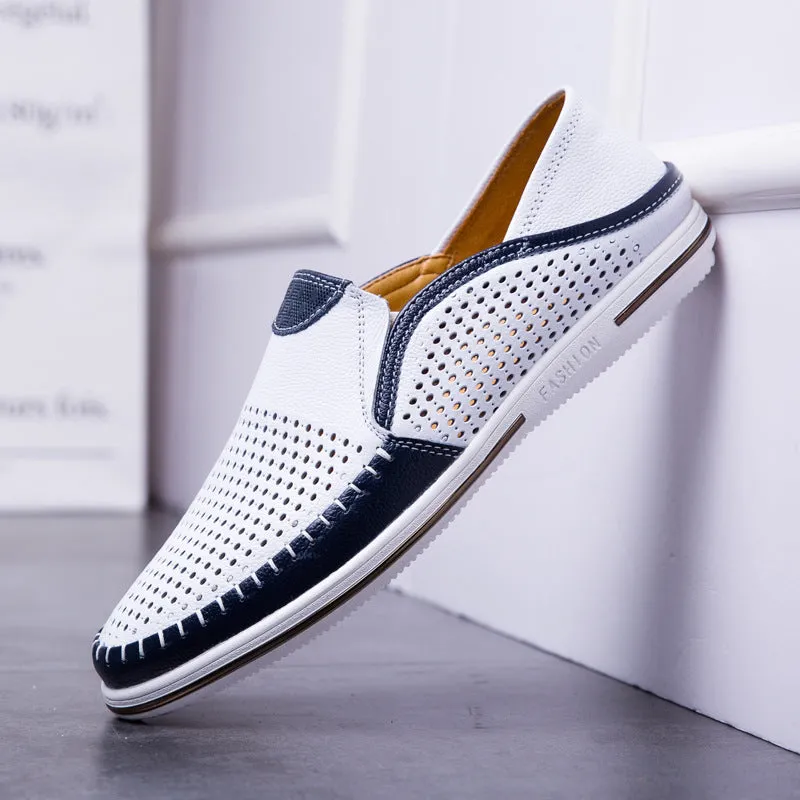 Men Shoes Black and White