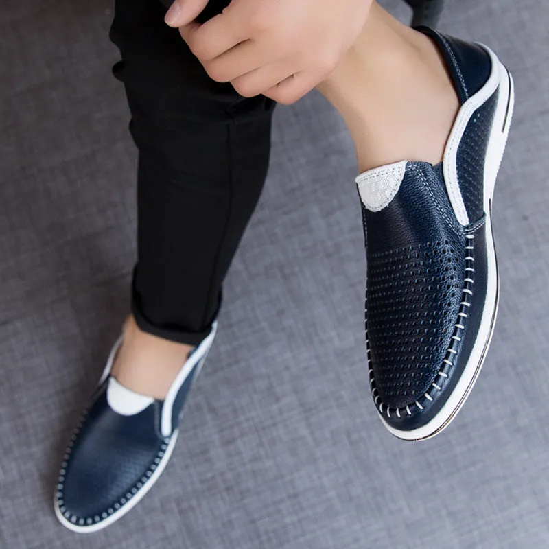 Men Shoes Black and White
