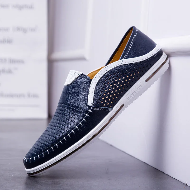 Men Shoes Black and White