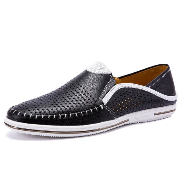 Men Shoes Black and White