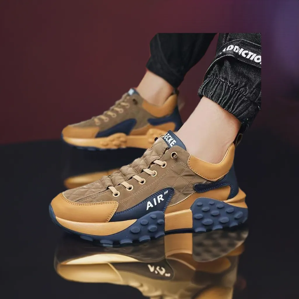 Men's Korean Style High Top Fashion Casual Shoes (Boots)